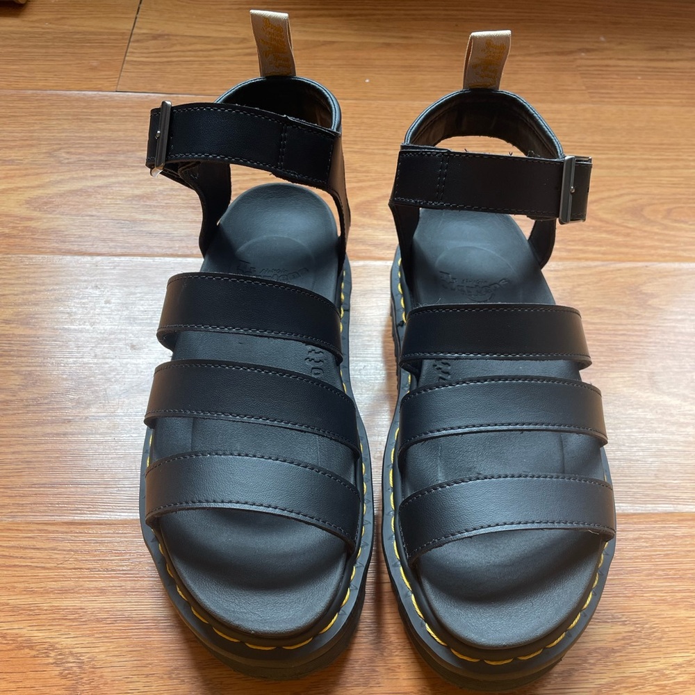Dr. Martens Black Platform Sandals